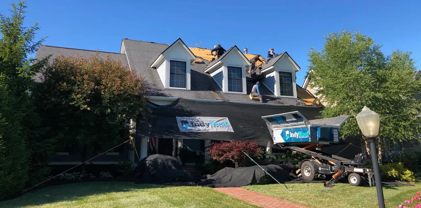 Shingle repair completed in Flat Rock